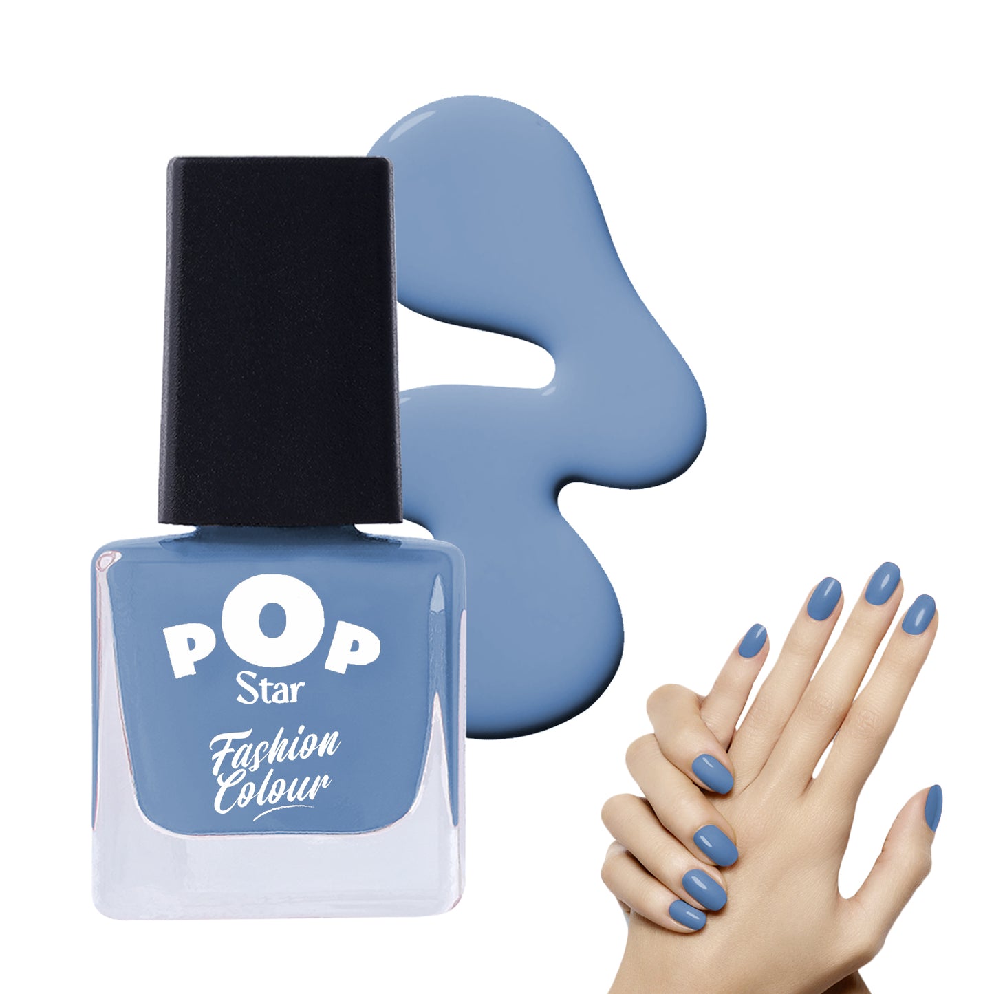 Pop Star Nail Polish (6.5 ml) | Dries In 45 Seconds | Glossy Finish | High Shine | Long Lasting Nail Polish For Women