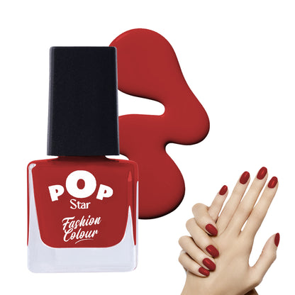 Pop Star Nail Polish (6.5 ml) | Dries In 45 Seconds | Glossy Finish | High Shine | Long Lasting Nail Polish For Women