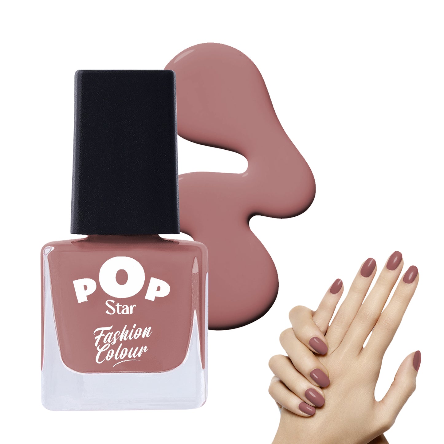 Pop Star Nail Polish (6.5 ml) | Dries In 45 Seconds | Glossy Finish | High Shine | Long Lasting Nail Polish For Women