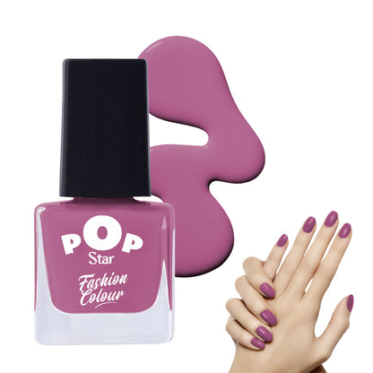 Pop Star Nail Polish (6.5 ml) | Dries In 45 Seconds | Glossy Finish | High Shine | Long Lasting Nail Polish For Women