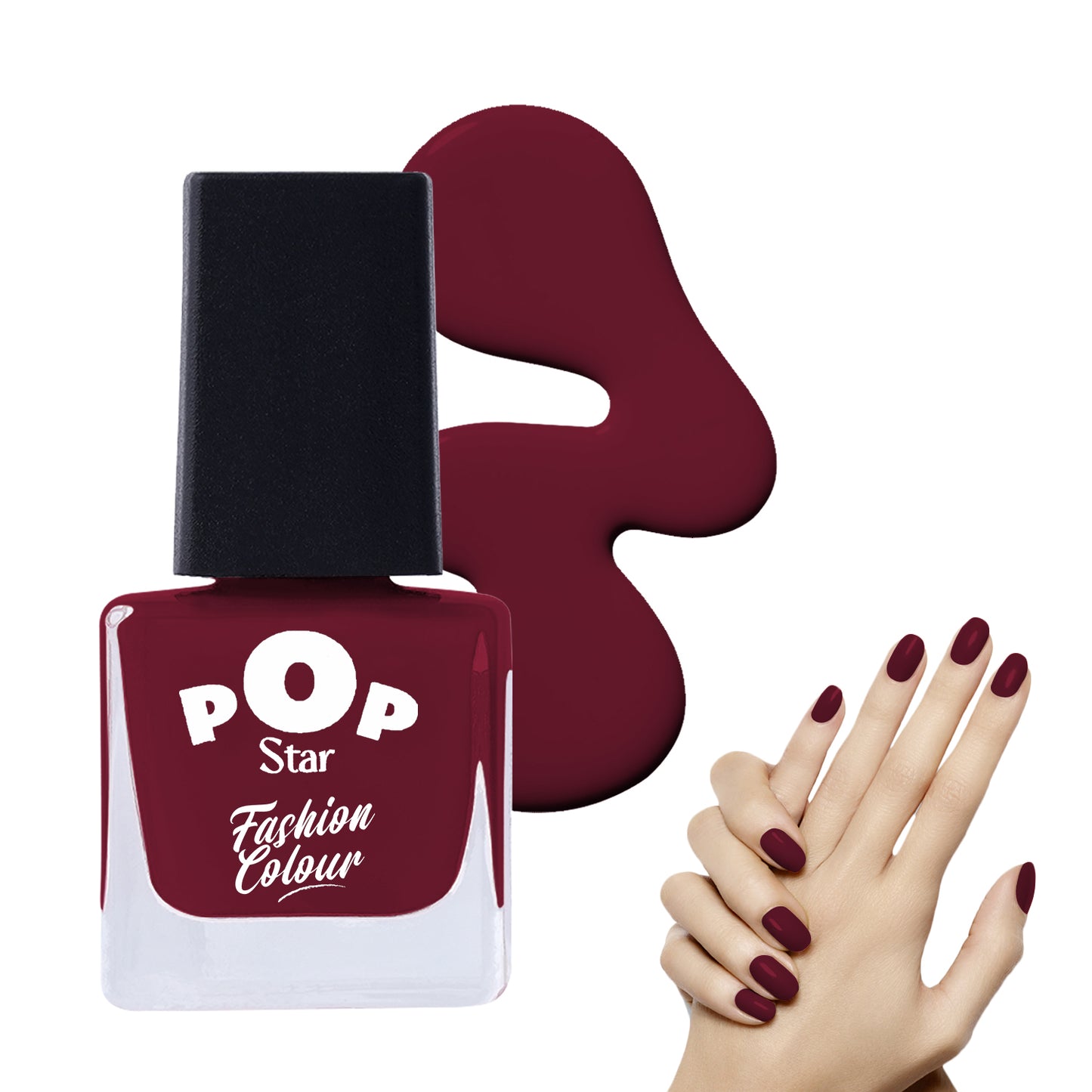 Pop Star Nail Polish (6.5 ml) | Dries In 45 Seconds | Glossy Finish | High Shine | Long Lasting Nail Polish For Women