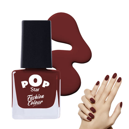 Pop Star Nail Polish (6.5 ml) | Dries In 45 Seconds | Glossy Finish | High Shine | Long Lasting Nail Polish For Women