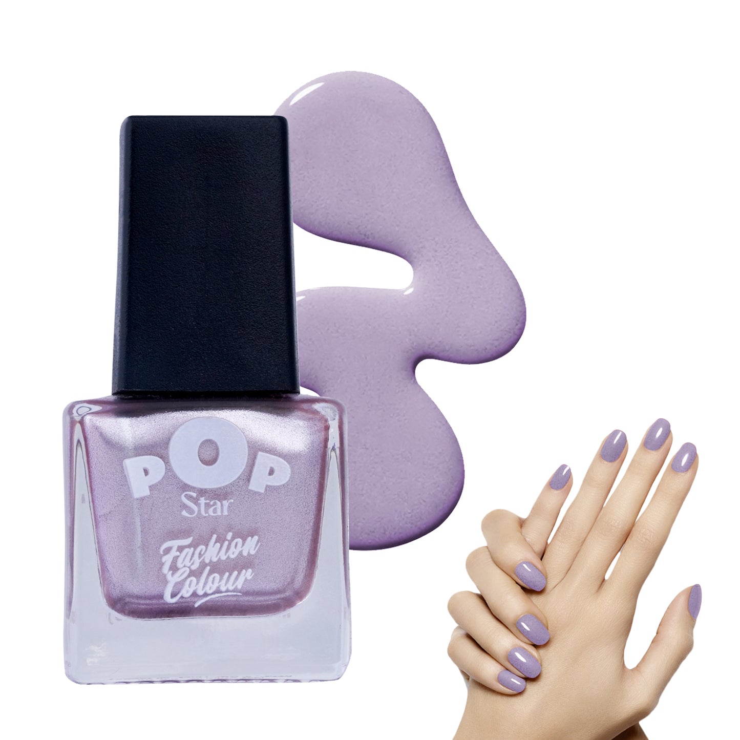 Pop Star Nail Polish (6.5 ml) | Dries In 45 Seconds | Glossy Finish | High Shine | Long Lasting Nail Polish For Women