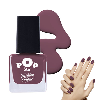 Pop Star Nail Polish (6.5 ml) | Dries In 45 Seconds | Glossy Finish | High Shine | Long Lasting Nail Polish For Women