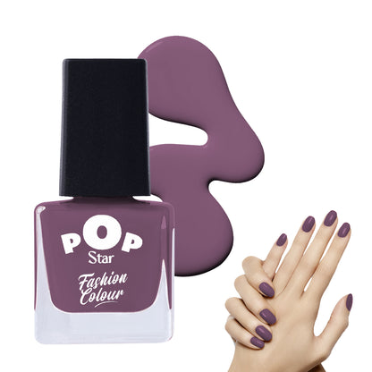 Pop Star Nail Polish (6.5 ml) | Dries In 45 Seconds | Glossy Finish | High Shine | Long Lasting Nail Polish For Women