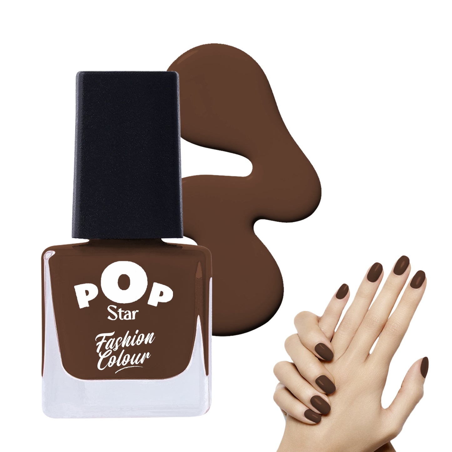 Pop Star Nail Polish (6.5 ml) | Dries In 45 Seconds | Glossy Finish | High Shine | Long Lasting Nail Polish For Women