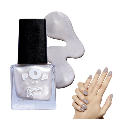 Pop Star Nail Polish (6.5 ml) | Dries In 45 Seconds | Glossy Finish | High Shine | Long Lasting Nail Polish For Women