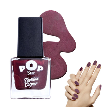 Pop Star Nail Polish (6.5 ml) | Dries In 45 Seconds | Glossy Finish | High Shine | Long Lasting Nail Polish For Women