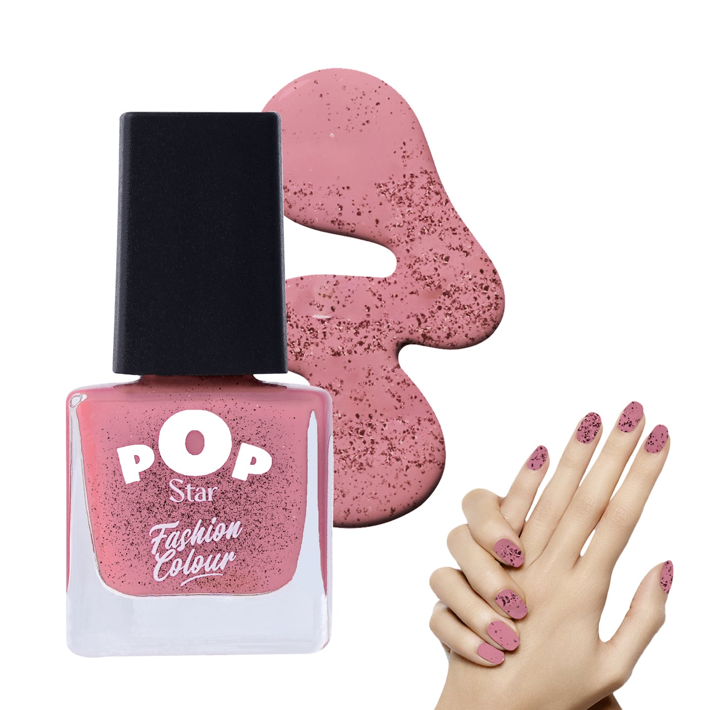 Pop Star Nail Polish (6.5 ml) | Dries In 45 Seconds | Glossy Finish | High Shine | Long Lasting Nail Polish For Women