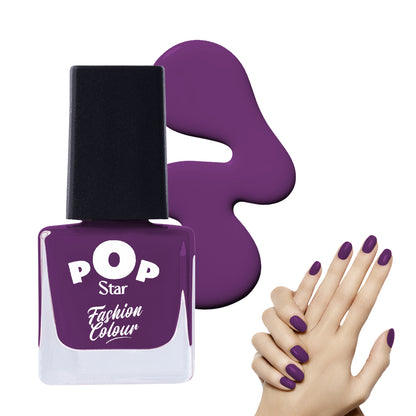 Pop Star Nail Polish (6.5 ml) | Dries In 45 Seconds | Glossy Finish | High Shine | Long Lasting Nail Polish For Women