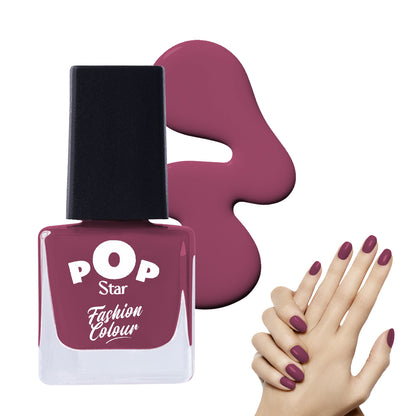 Pop Star Nail Polish (6.5 ml) | Dries In 45 Seconds | Glossy Finish | High Shine | Long Lasting Nail Polish For Women