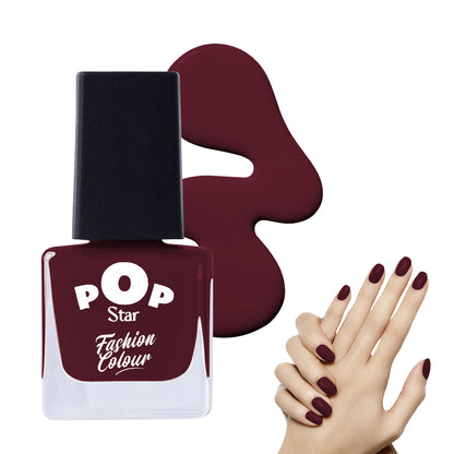 Pop Star Nail Polish (6.5 ml) | Dries In 45 Seconds | Glossy Finish | High Shine | Long Lasting Nail Polish For Women