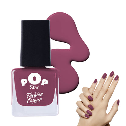 Pop Star Nail Polish (6.5 ml) | Dries In 45 Seconds | Glossy Finish | High Shine | Long Lasting Nail Polish For Women