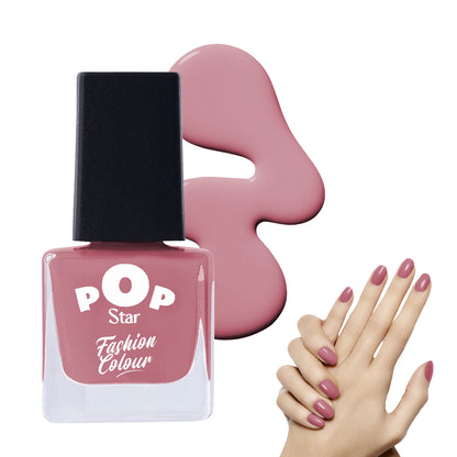 Pop Star Nail Polish (6.5 ml) | Dries In 45 Seconds | Glossy Finish | High Shine | Long Lasting Nail Polish For Women