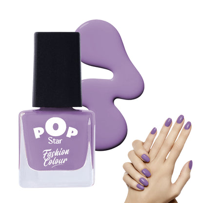 Pop Star Nail Polish (6.5 ml) | Dries In 45 Seconds | Glossy Finish | High Shine | Long Lasting Nail Polish For Women