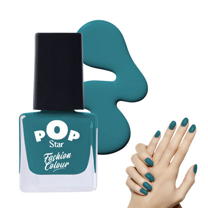 Pop Star Nail Polish (6.5 ml) | Dries In 45 Seconds | Glossy Finish | High Shine | Long Lasting Nail Polish For Women