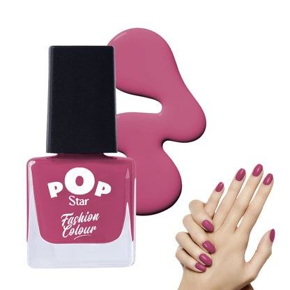 Pop Star Nail Polish (6.5 ml) | Dries In 45 Seconds | Glossy Finish | High Shine | Long Lasting Nail Polish For Women