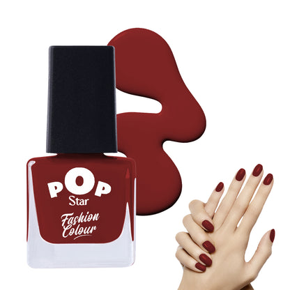 Pop Star Nail Polish (6.5 ml) | Dries In 45 Seconds | Glossy Finish | High Shine | Long Lasting Nail Polish For Women