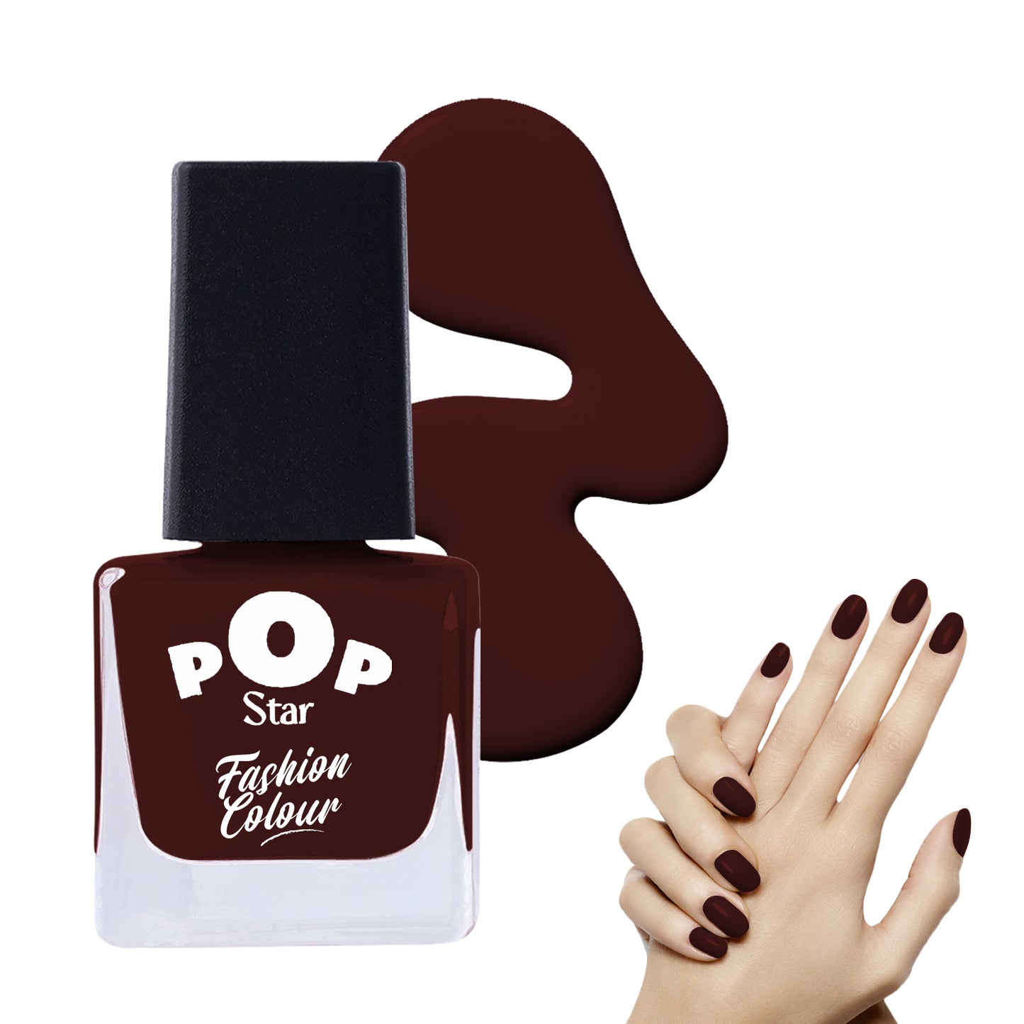 Pop Star Nail Polish (6.5 ml) | Dries In 45 Seconds | Glossy Finish | High Shine | Long Lasting Nail Polish For Women
