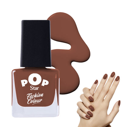 Pop Star Nail Polish (6.5 ml) | Dries In 45 Seconds | Glossy Finish | High Shine | Long Lasting Nail Polish For Women