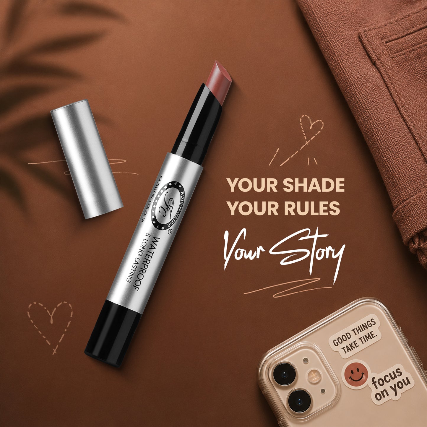 Colorful Non Transfer Lipstick, 2g