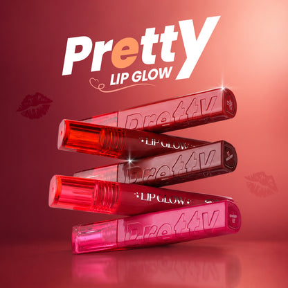 Pretty Lip Glow Liquid Lipstick Waterproof | Matte Finish | Non Transfer 16 Hours Wear | Liquid Lipstick Nudeshade To Bold | For All Indian Skin Tones | 3ml