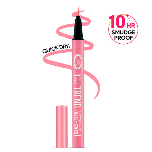 I'm TREND SKETCH LINER ~ Oh My Eyes |Quick-Dry | Long Lasting | Smudge-Proof | Day to Night | Available in 5 Trendy Colors