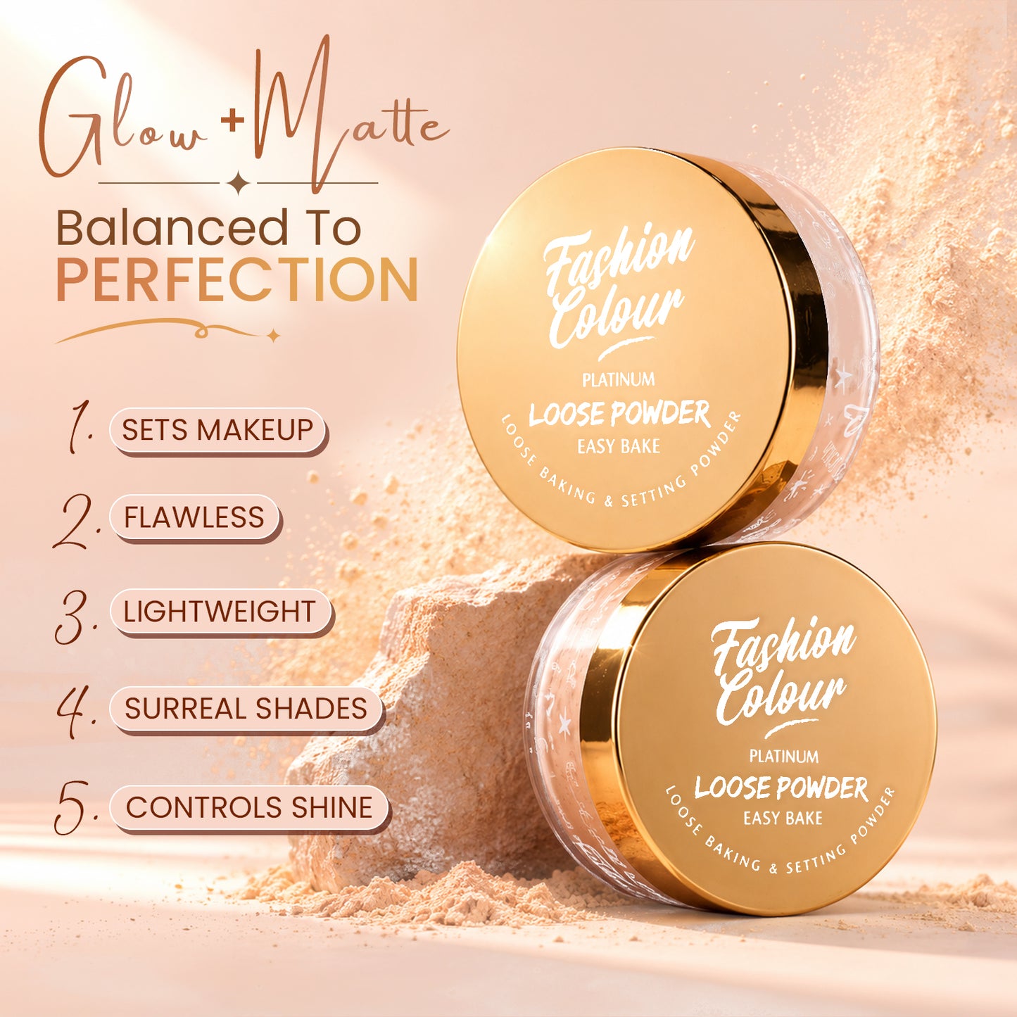 Platinum Loose Powder - Loose Baking And Setting Powder