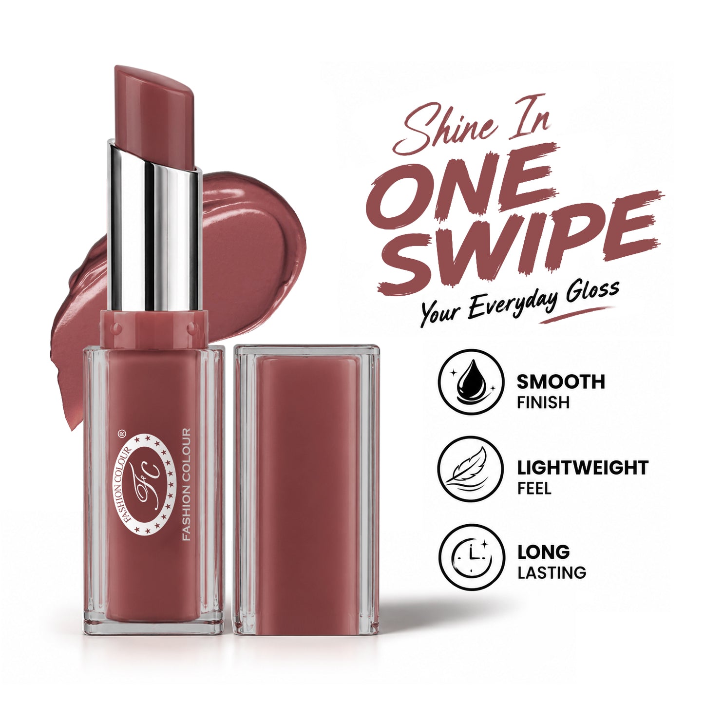 Crave Me Gloss Stick 3.1g | High-Shine Lip Gloss Stick | Smooth & Hydrating Creamy Gloss | Long-Lasting Moisturizing Lip Color for Soft & Glossy Lips