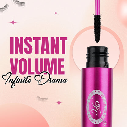Instant Volume & Length Mascara | Smudge-Proof & Waterproof Black Mascara | Long Lasting Eye Makeup | Clump-Free Lightweight Formula