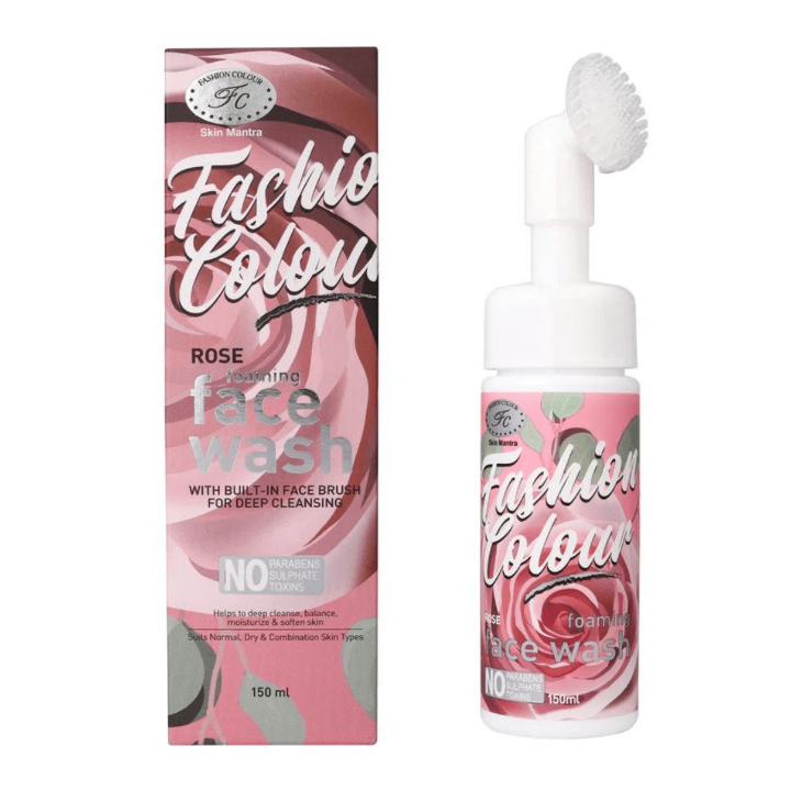 Fashion Colour Rose Foaming Face Wash