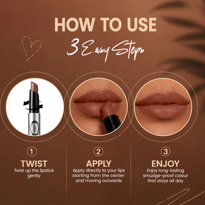 Colorful Non Transfer Lipstick, 2g