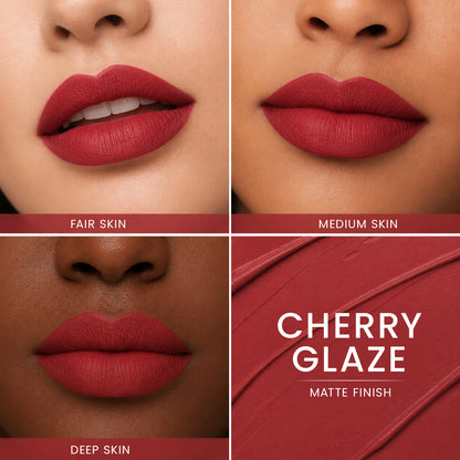 Pretty Lip Glow Liquid Lipstick Waterproof | Matte Finish | Non Transfer 16 Hours Wear | Liquid Lipstick Nudeshade To Bold | For All Indian Skin Tones | 3ml