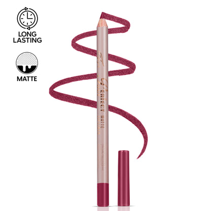 Perfect Pout Matte Lipliner | Glides on Smoothly | Matt Finish | Waterproof | Long-lasting | One Swipe Smooth Application