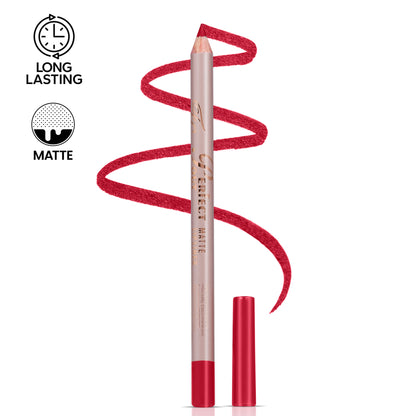 Perfect Pout Matte Lipliner | Glides on Smoothly | Matt Finish | Waterproof | Long-lasting | One Swipe Smooth Application