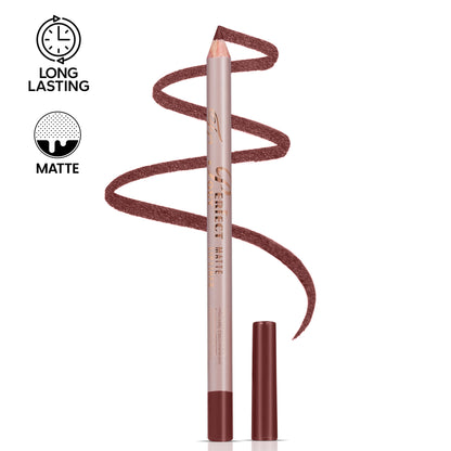 Perfect Pout Matte Lipliner | Glides on Smoothly | Matt Finish | Waterproof | Long-lasting | One Swipe Smooth Application