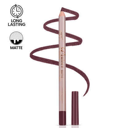 Perfect Pout Matte Lipliner | Glides on Smoothly | Matt Finish | Waterproof | Long-lasting | One Swipe Smooth Application