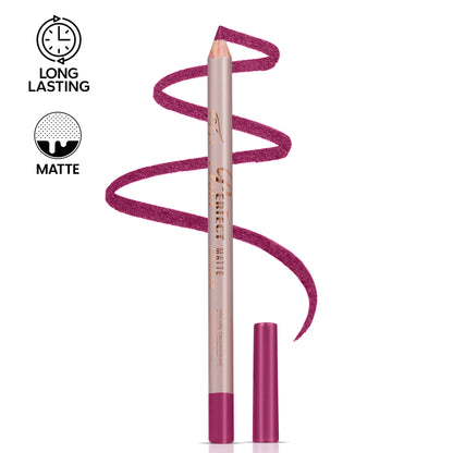 Perfect Pout Matte Lipliner | Glides on Smoothly | Matt Finish | Waterproof | Long-lasting | One Swipe Smooth Application