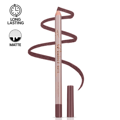 Perfect Pout Matte Lipliner | Glides on Smoothly | Matt Finish | Waterproof | Long-lasting | One Swipe Smooth Application