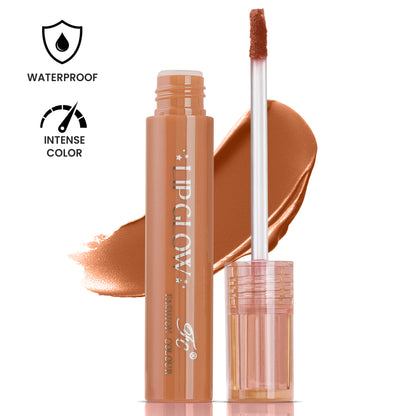 Pretty Lip Glow Liquid Lipstick Waterproof | Matte Finish | Non Transfer 16 Hours Wear | Liquid Lipstick Nudeshade To Bold | For All Indian Skin Tones | 3ml