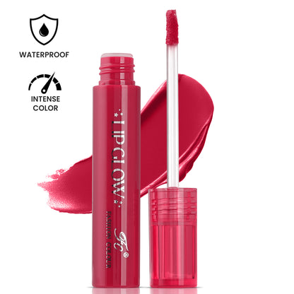 Pretty Lip Glow Liquid Lipstick Waterproof | Matte Finish | Non Transfer 16 Hours Wear | Liquid Lipstick Nudeshade To Bold | For All Indian Skin Tones | 3ml