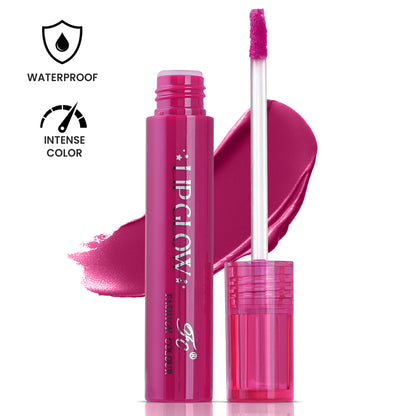 Pretty Lip Glow Liquid Lipstick Waterproof | Matte Finish | Non Transfer 16 Hours Wear | Liquid Lipstick Nudeshade To Bold | For All Indian Skin Tones | 3ml