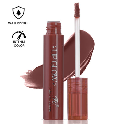 Pretty Lip Glow Liquid Lipstick Waterproof | Matte Finish | Non Transfer 16 Hours Wear | Liquid Lipstick Nudeshade To Bold | For All Indian Skin Tones | 3ml