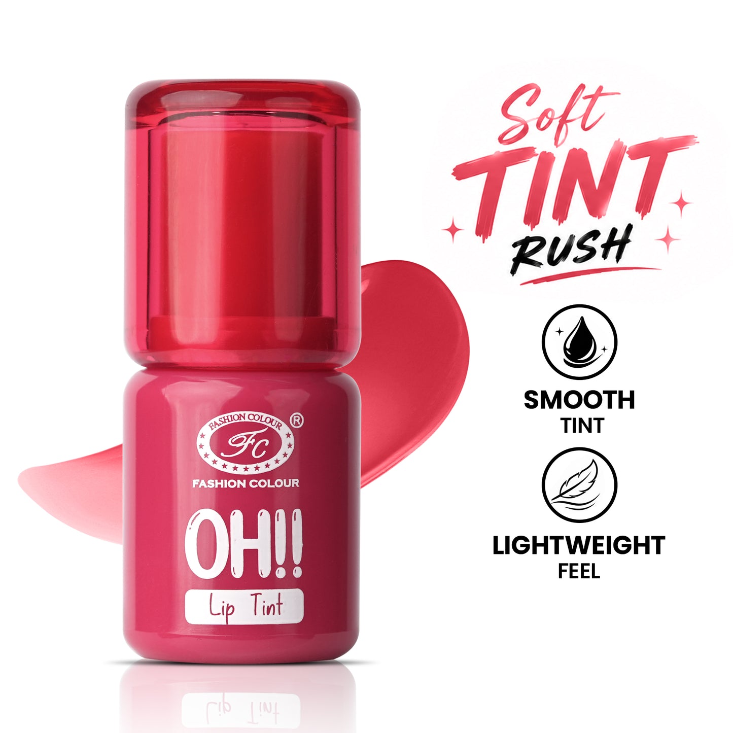 Oh Lip Tint | Velvet Touch Hydra Lips | 10hrs of Hydration | Non-Sticky Formula | Tinted Lip Balm