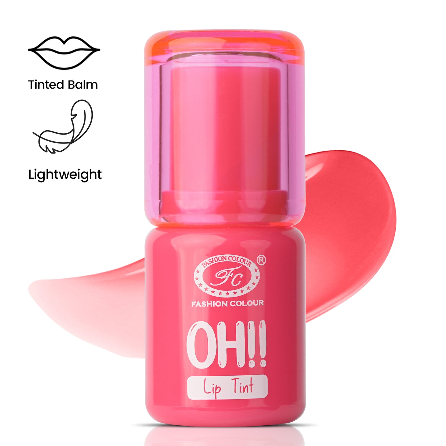 Oh Lip Tint | Velvet Touch Hydra Lips | 10hrs of Hydration | Non-Sticky Formula | Tinted Lip Balm