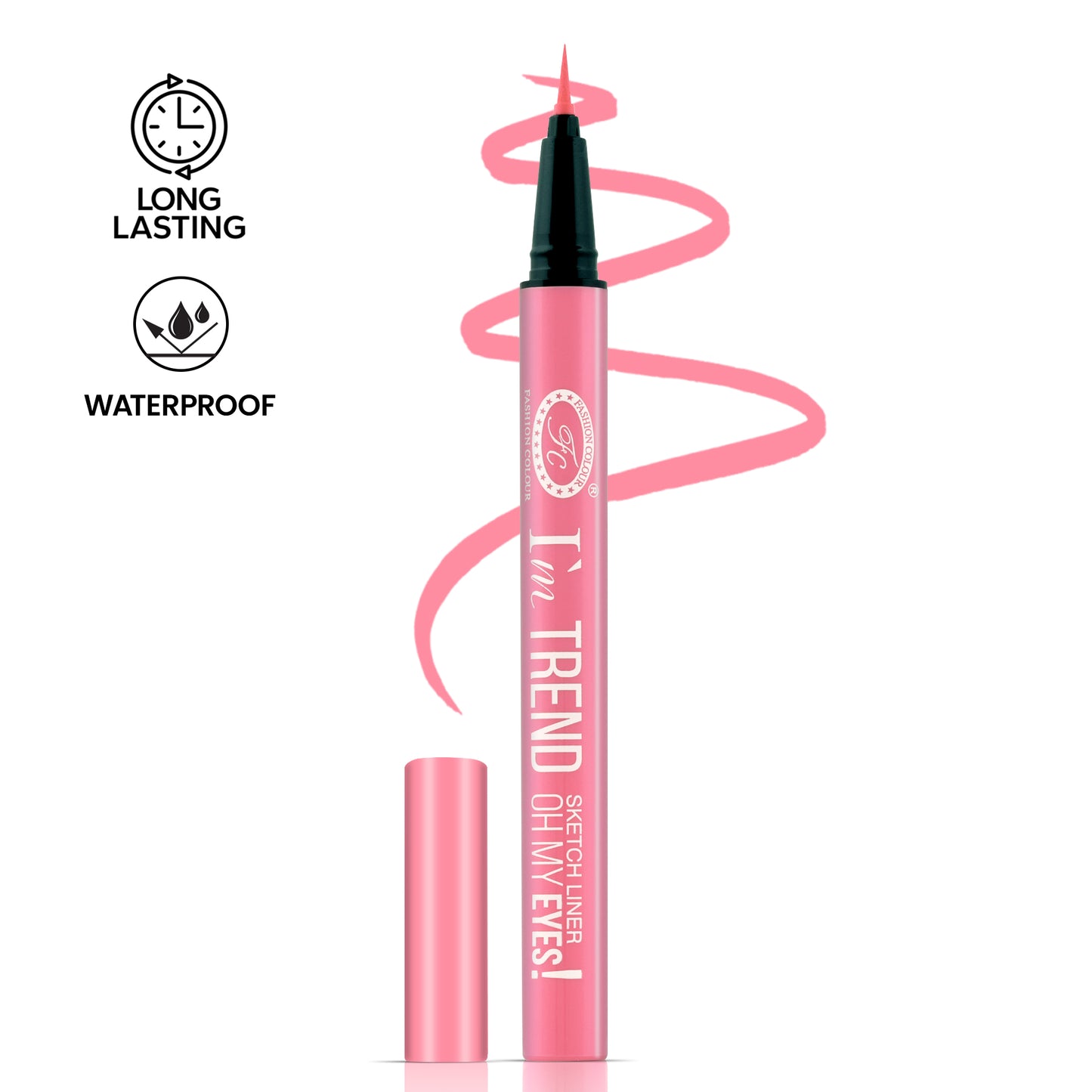 I'm TREND SKETCH LINER ~ Oh My Eyes |Quick-Dry | Long Lasting | Smudge-Proof | Day to Night | Available in 5 Trendy Colors