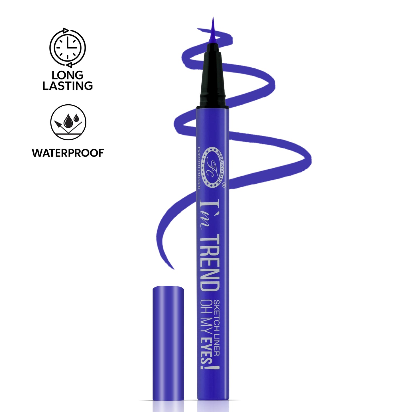 I'm TREND SKETCH LINER ~ Oh My Eyes |Quick-Dry | Long Lasting | Smudge-Proof | Day to Night | Available in 5 Trendy Colors