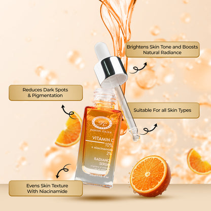 Vitamin C 10% + Niacinamide 2% | Radiance Serum | Brightens & Protects For all Skin Type | 30ml