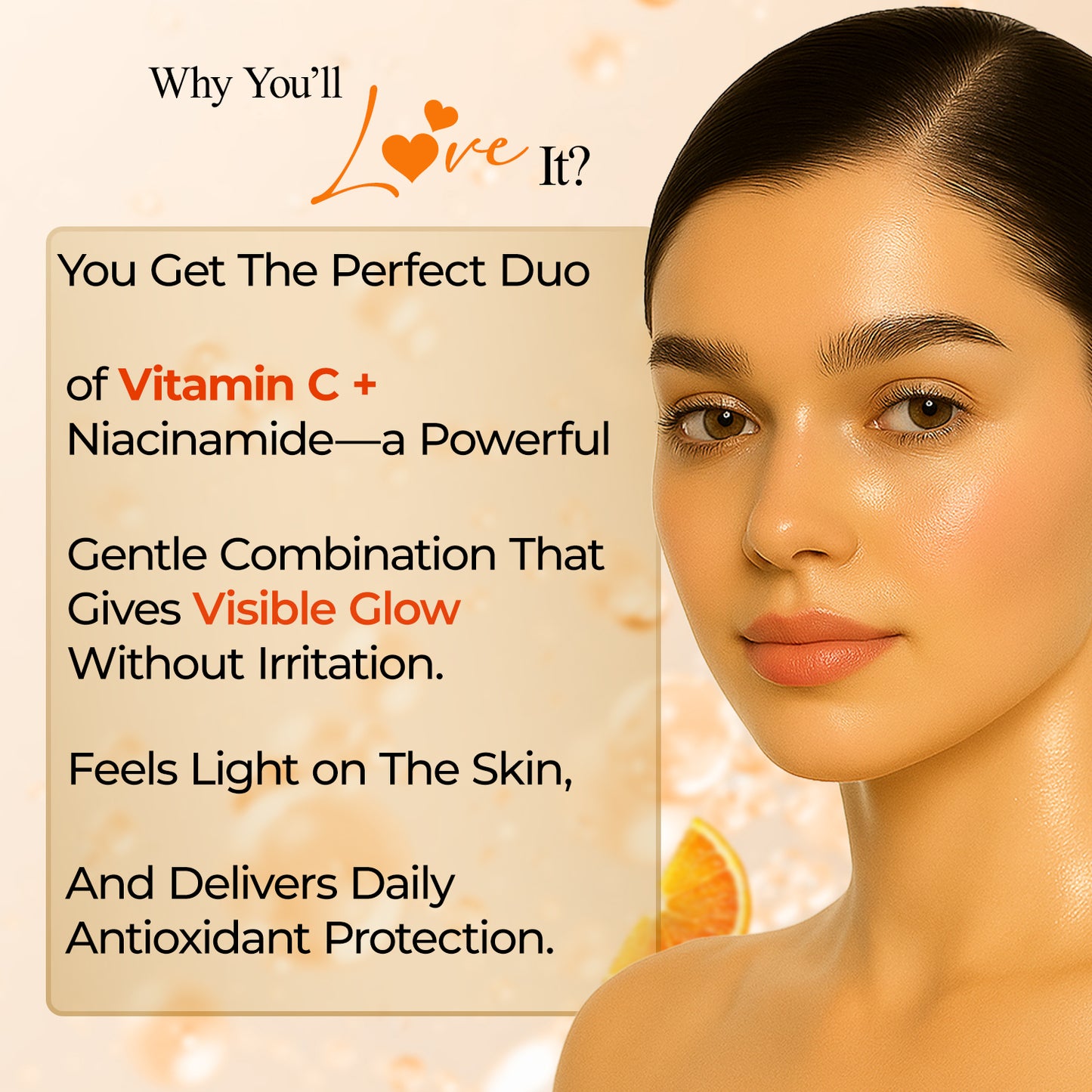 Vitamin C 10% + Niacinamide 2% | Radiance Serum | Brightens & Protects For all Skin Type | 30ml