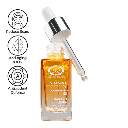 Vitamin C 10% + Niacinamide 2% | Radiance Serum | Brightens & Protects For all Skin Type | 30ml